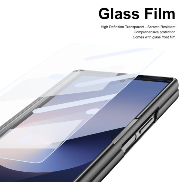 Luxury Premium Electroplated PC+PU Leather Folding Phone case Cover for Samsung Galaxy Z FOLD 5/Z FOLD 6 - Image 11
