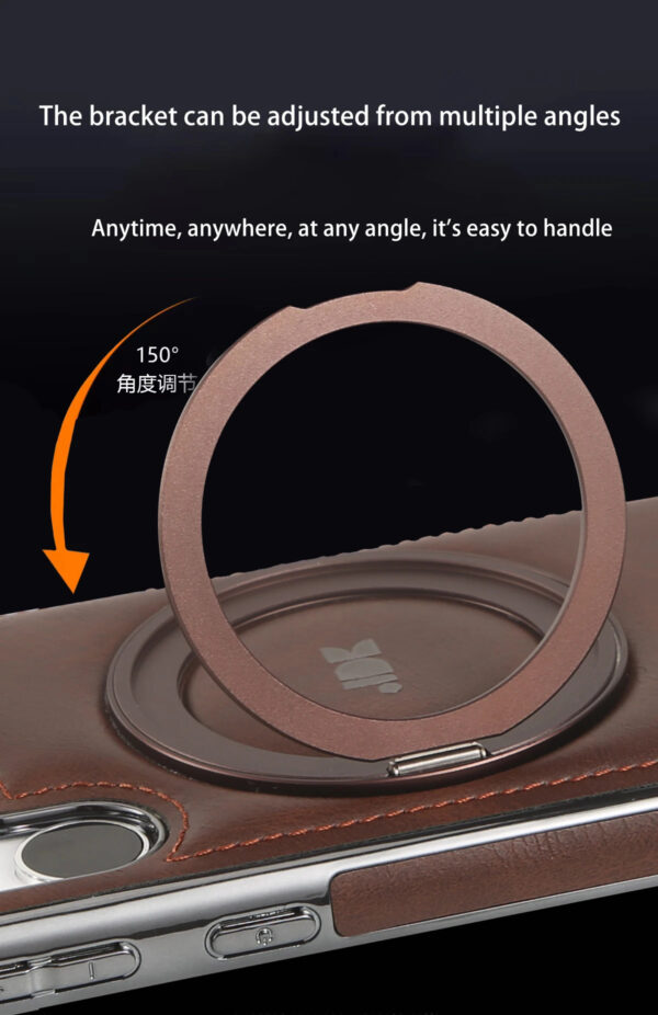 Luxury Premium Kickstand Magnetic Leather Phone Case For Samsung Galaxy S24 Ultra/S25 Ultra - Image 6