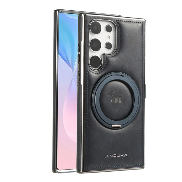 Luxury Premium Kickstand Magnetic Leather Phone Case For Samsung Galaxy S24 Ultra/S25 Ultra - Image 7