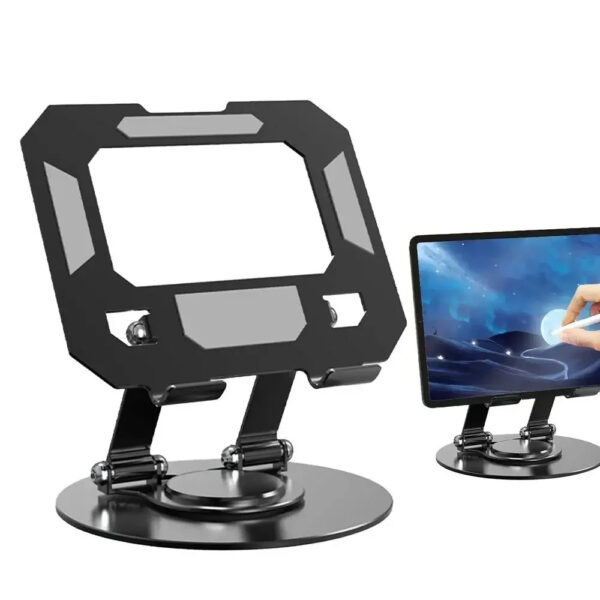 360° Rotatable Laptop/ and Tablet Adjustable Foldable Compatible Stand - Image 8