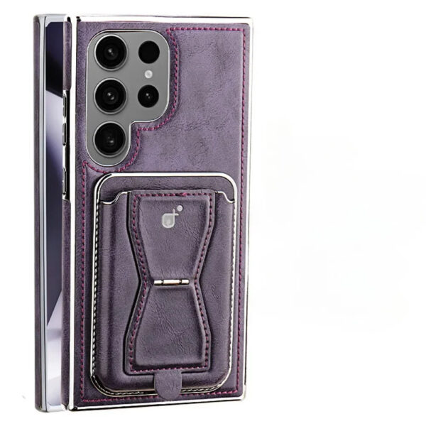 Luxury Premium Leather Magnetic Magsafe Card Slot High Business Leather Phone cover For Samsung Galaxy S Series - Image 7