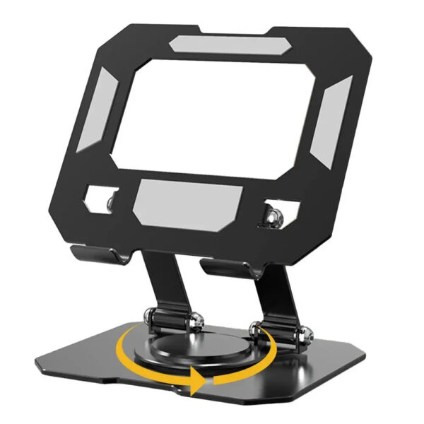 360° Rotatable Laptop/ and Tablet Adjustable Foldable Compatible Stand - Image 10