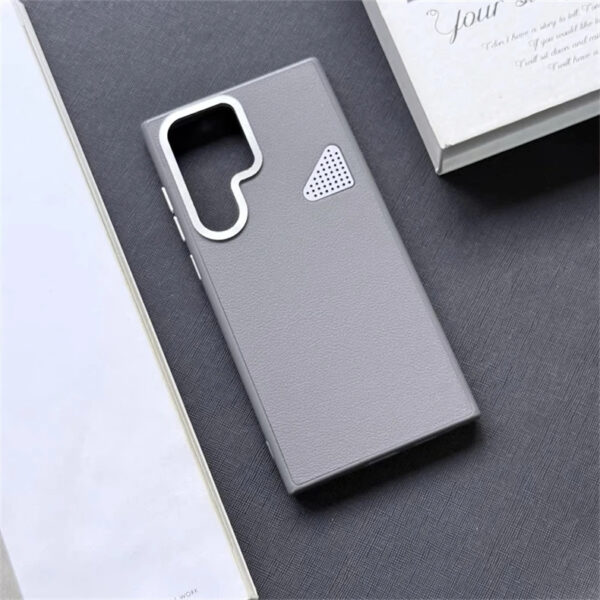 Luxury Premium Luxury Lychee Skin Leather Hard Back Cover Cooling Shockproof Bumper Case Cover For Samsung Galaxy S Series - Image 10