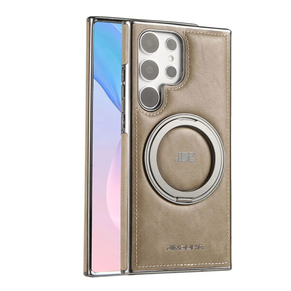 Luxury Premium Kickstand Magnetic Leather Phone Case For Samsung Galaxy S24 Ultra/S25 Ultra - Image 11