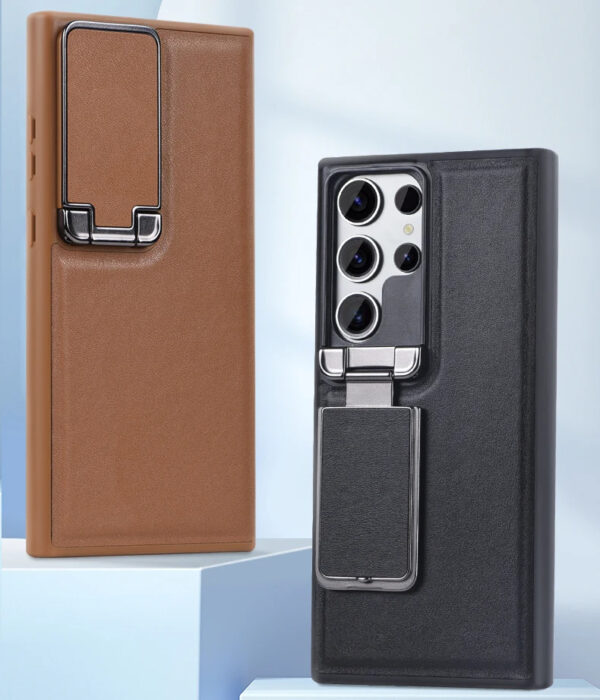 Luxury Premium Nilkin Flip Kickstand Camera Lens Fold  Holder Protector Case Cover For Samsung Galaxy S Series - Image 11