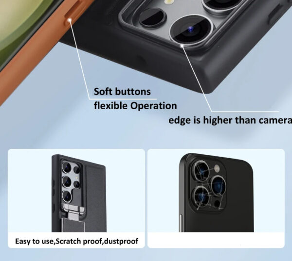 Luxury Premium Nilkin Flip Kickstand Camera Lens Fold  Holder Protector Case Cover For Samsung Galaxy S Series - Image 16