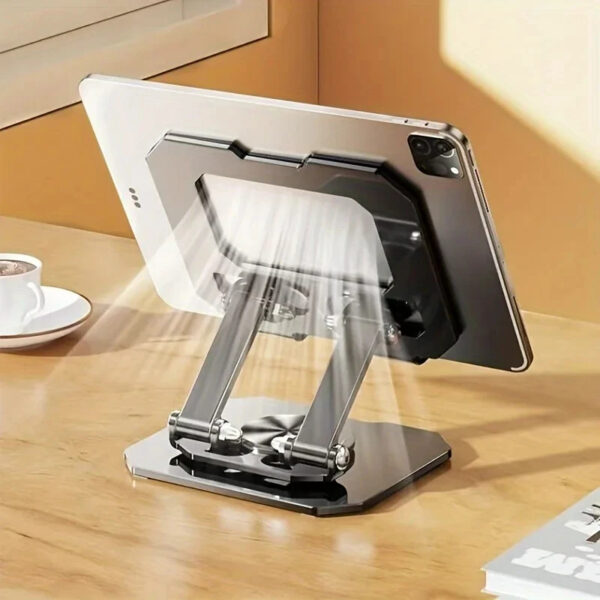360° Rotatable Laptop/ and Tablet Adjustable Foldable Compatible Stand - Image 25