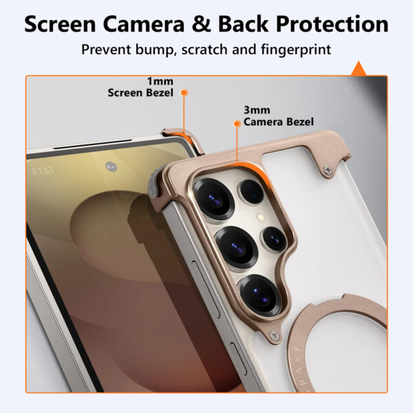 Luxury Premium Magnetic Stand Wireless Charging Anti-Yellowing Shockproof Slim Case Cover For Samsung Galaxy S Series - Image 10