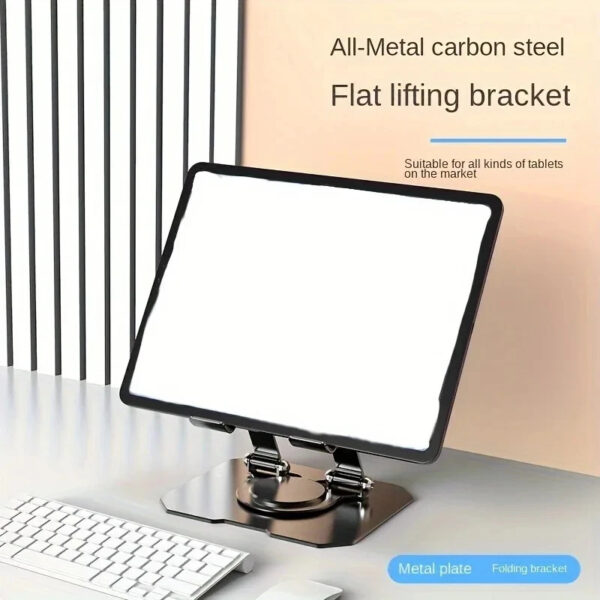 360° Rotatable Laptop/ and Tablet Adjustable Foldable Compatible Stand - Image 27