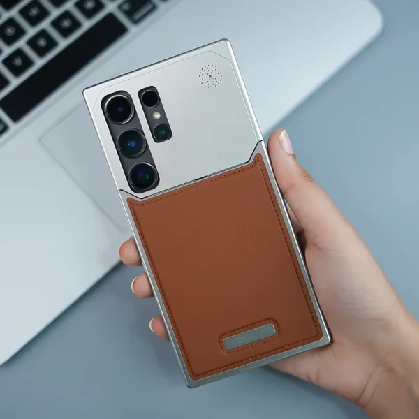Luxury Premium Leather Aromatherapy Aluminium Alloy Frameless Case Cover For Samsung Galaxy S Series - Image 13