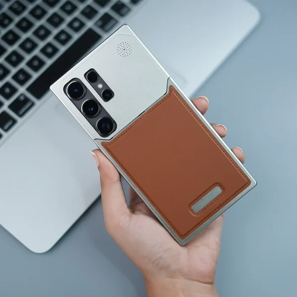 Luxury Premium Leather Aromatherapy Aluminium Alloy Frameless Case Cover For Samsung Galaxy S Series - Image 14
