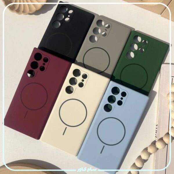 Luxury Premium Silicone Magsafe Wireless Charge Bumper Case Cover For Samsung Galaxy S Series