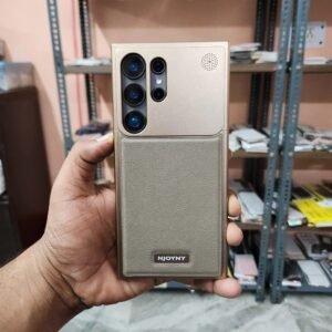 Luxury Premium Leather Aromatherapy Aluminium Alloy Frameless Case Cover For Samsung Galaxy S Series