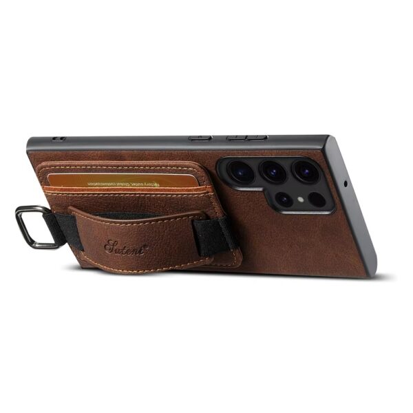 Luxury Premium Wrist Strap Protective PU Leather Card Slot case Cover For Samsung Galaxy S22 Ultra/S24 Ultra/S25 Ultra - Image 22