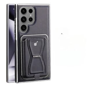 Luxury Premium Leather Magnetic Magsafe Card Slot High Business Leather Phone cover For Samsung Galaxy S Series