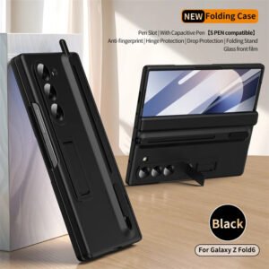 Luxury Premium 360 Full Protection Hinge Pen Folding Case Cover For Samsung Galaxy Z Fold 3/Z Fold 4