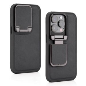 Luxury Premium Nilkin Flip Kickstand Camera Lens Fold  Holder Protector Case Cover For iPhone Series