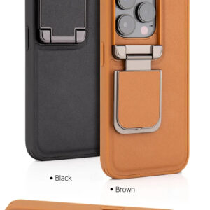 Luxury Premium Nilkin Flip Kickstand Camera Lens Fold  Holder Protector Case Cover For iPhone Series