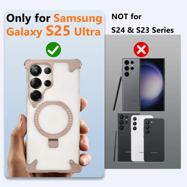 Luxury Premium Magnetic Stand Wireless Charging Anti-Yellowing Shockproof Slim Case Cover For Samsung Galaxy S Series - Image 13