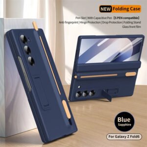Luxury Premium 360 Full Protection Hinge Pen Folding Case Cover For Samsung Galaxy Z Fold 3/Z Fold 4