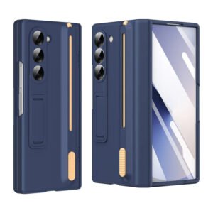 Luxury Premium 360 Full Protection Hinge Pen Folding Case Cover For Samsung Galaxy Z Fold 5/Z Fold 6