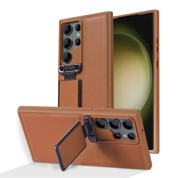 Luxury Premium Nilkin Flip Kickstand Camera Lens Fold  Holder Protector Case Cover For Samsung Galaxy S Series - Image 29