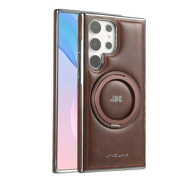 Luxury Premium Kickstand Magnetic Leather Phone Case For Samsung Galaxy S24 Ultra/S25 Ultra - Image 26