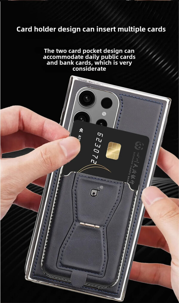 Luxury Premium Leather Magnetic Magsafe Card Slot High Business Leather Phone cover For Samsung Galaxy S Series - Image 15