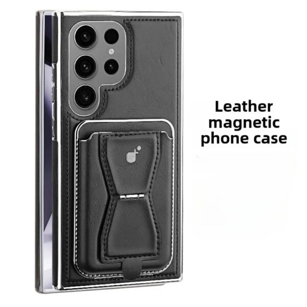 Luxury Premium Leather Magnetic Magsafe Card Slot High Business Leather Phone cover For Samsung Galaxy S Series - Image 23