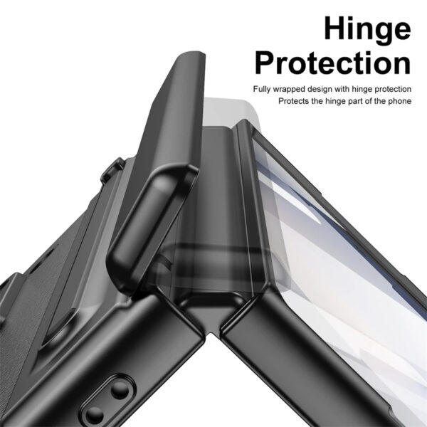Luxury Premium Electroplated PC+PU Leather Folding Phone case Cover for Samsung Galaxy Z FOLD 5/Z FOLD 6 - Image 24