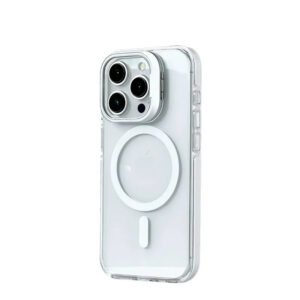 Luxury Premium Transparent Invisible Lens KickStand MagSafe Phone Case Cover For iPhone series