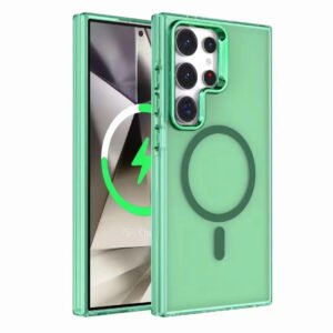 Luxury Premium Classic Electroplated IMD Magnetic Phone case Cover For Samsung S Series