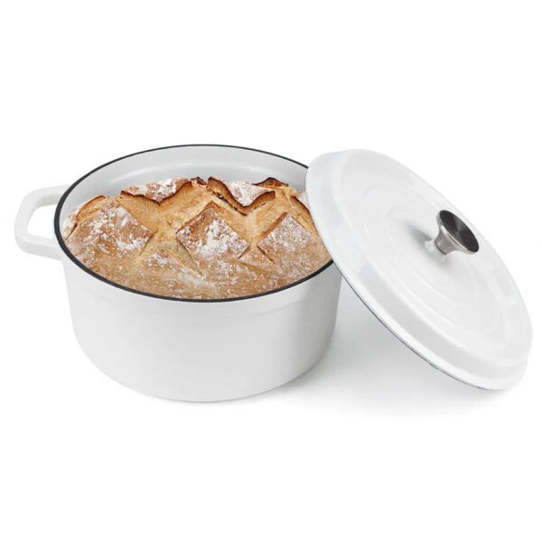 Luxury Premium Modern Design Enamel Cast Iron Cookware High Quality Metal Pans Casserole Set - Image 8