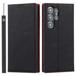 Luxury Premium Retro Flip PU Leather Magnetic Wallet Anti-theft Case For Samsung Galaxy S Series