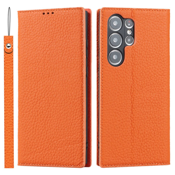 Luxury Premium Retro Flip PU Leather Magnetic Wallet Anti-theft Case For Samsung Galaxy S Series - Image 7