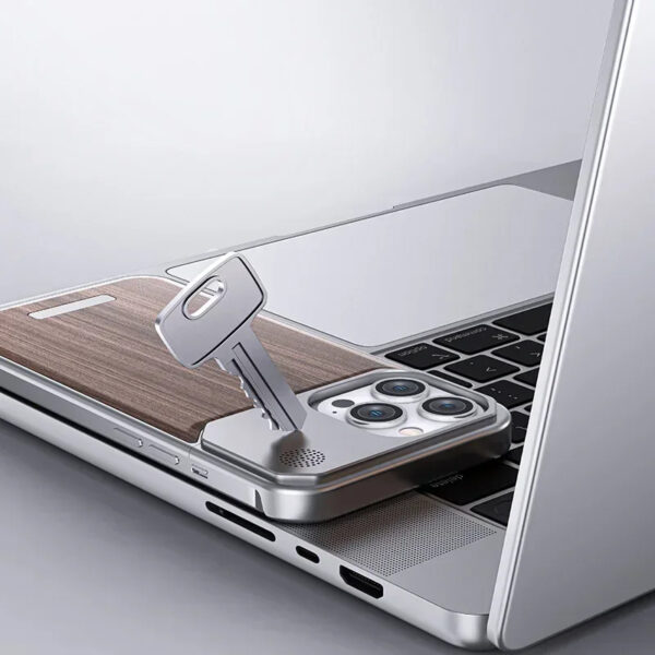 Luxury Premium Metal Frameless Magnetic Aluminum Alloy Wooden Magsafe Wiresss Shockproof Case  Cover For iPhone Series - Image 17