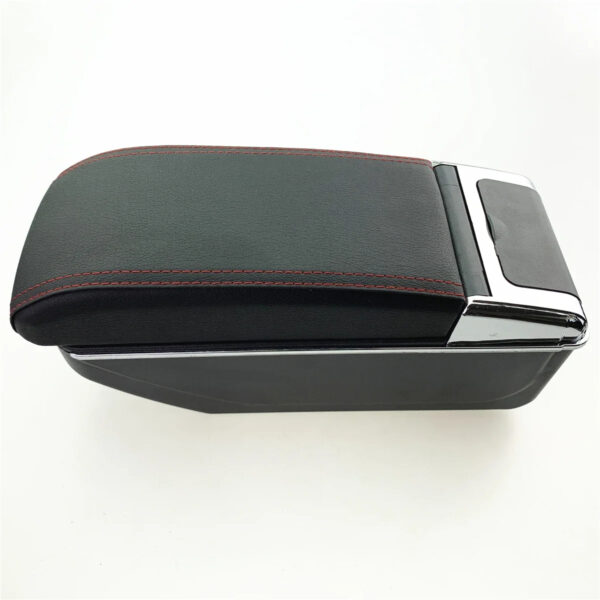 Luxury Premium Microfibre Leather Universal Armrest Centre Console Storage Box - Image 43