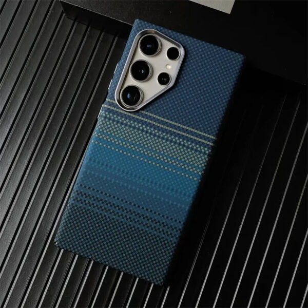Luxury Premium Business Ultra Thin Carbon Fiber Texture Magsafe Wireless Phone Cover For Samsung Galaxy S Series - Image 7