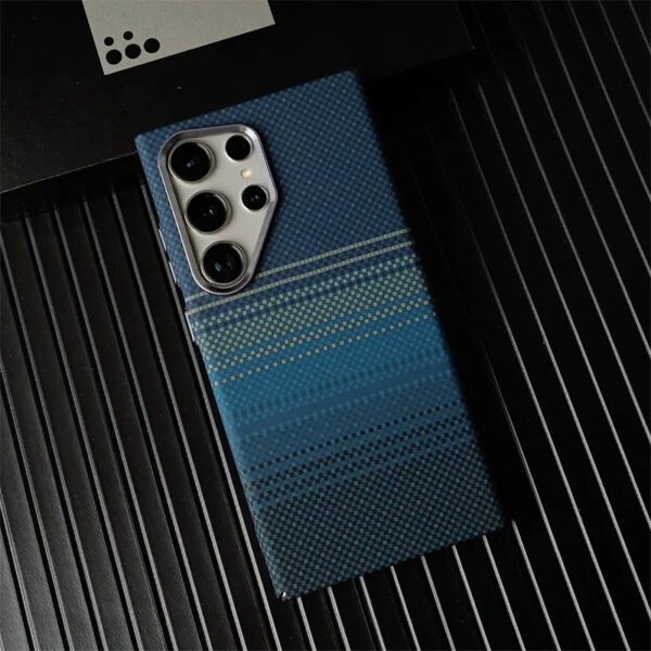 Luxury Premium Business Ultra Thin Carbon Fiber Texture Magsafe Wireless Phone Cover For Samsung Galaxy S Series - Image 8