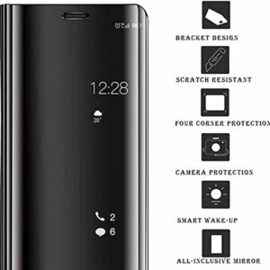 Luxury Premium Smart mirror flip case stand function, Mirror Plating Full Body 360°Smart Cover Protection for Samsung Galaxy A Series