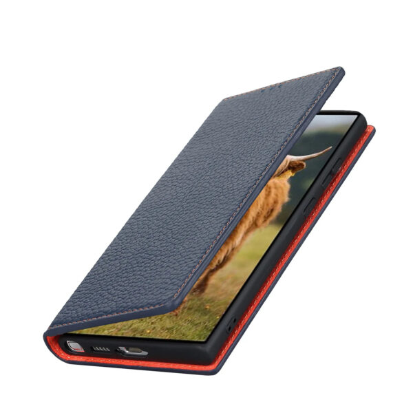 Luxury Premium Retro Flip PU Leather Magnetic Wallet Anti-theft Case For Samsung Galaxy S Series - Image 2