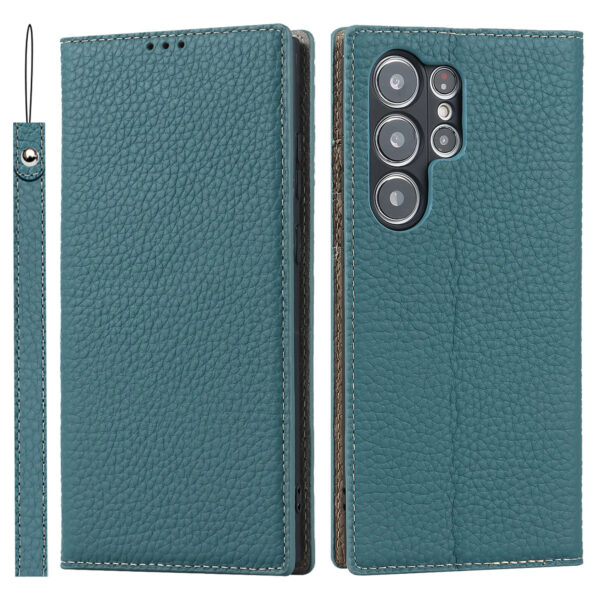 Luxury Premium Retro Flip PU Leather Magnetic Wallet Anti-theft Case For Samsung Galaxy S Series - Image 4