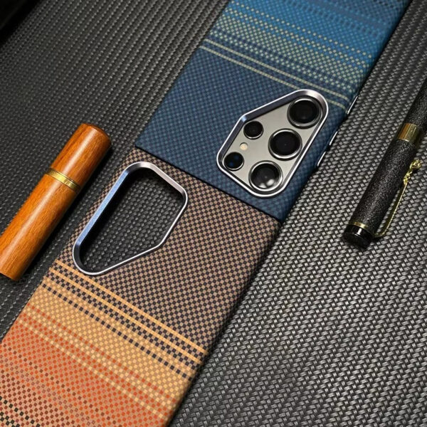 Luxury Premium Business Ultra Thin Carbon Fiber Texture Magsafe Wireless Phone Cover For Samsung Galaxy S Series - Image 18