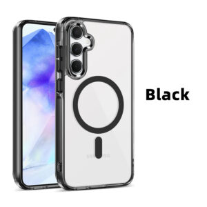 Luxury Premium Magnetic Suction Acrylic Clear Phone Case For Samsung Galaxy A Series