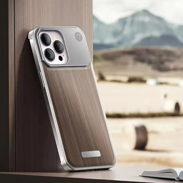 Luxury Premium Metal Frameless Magnetic Aluminum Alloy Wooden Magsafe Wiresss Shockproof Case  Cover For iPhone Series - Image 16