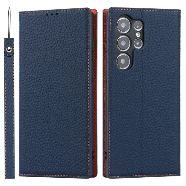Luxury Premium Retro Flip PU Leather Magnetic Wallet Anti-theft Case For Samsung Galaxy S Series - Image 8