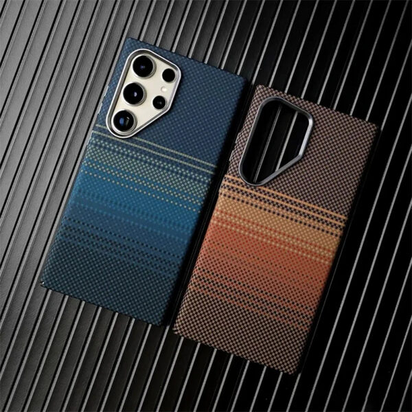 Luxury Premium Business Ultra Thin Carbon Fiber Texture Magsafe Wireless Phone Cover For Samsung Galaxy S Series - Image 11