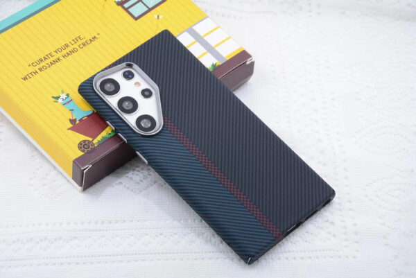 Luxury Premium Business Ultra Thin Carbon Fiber Texture Magsafe Wireless Phone Cover For Samsung Galaxy S Series - Image 2
