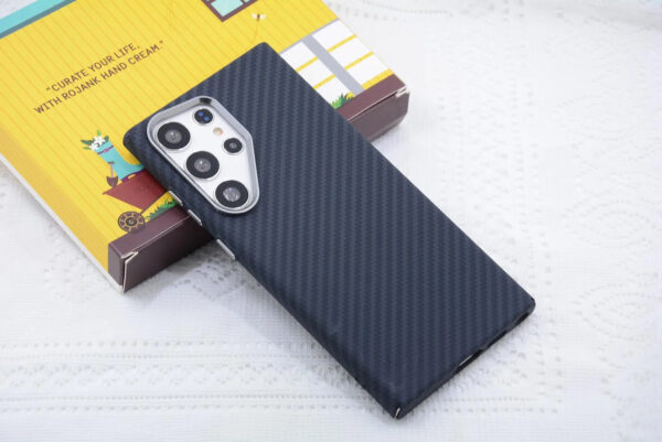 Luxury Premium Business Ultra Thin Carbon Fiber Texture Magsafe Wireless Phone Cover For Samsung Galaxy S Series - Image 3