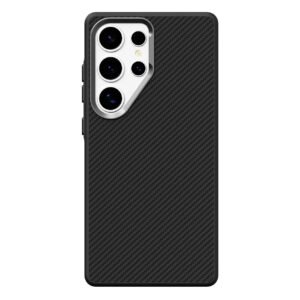 Luxury Premium Business Ultra Thin Carbon Fiber Texture Magsafe Wireless Phone Cover For Samsung Galaxy S Series